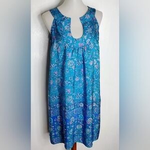 CALYPSO FLORAL SILK DRESS  NWOT